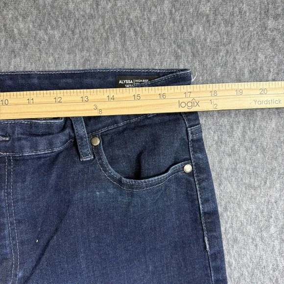 Buffalo David Bitton Jeans Womens 14 Blue Alyssa High Rise Straight 34x30 - Picture 10 of 12